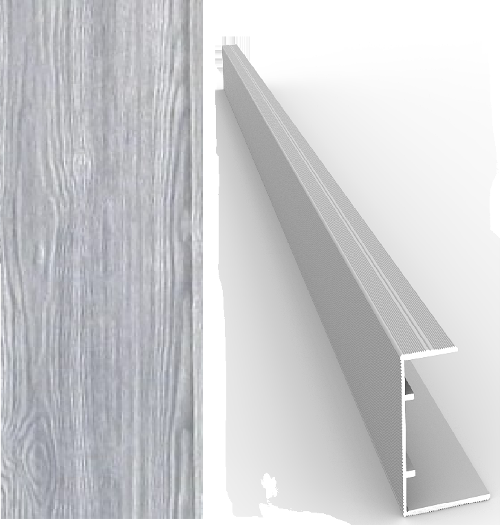 Moulure à Plancher en "C" de 264" Bois de Grange